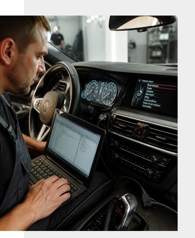 Русификация приборной панели BMW для авто в Томске от компании