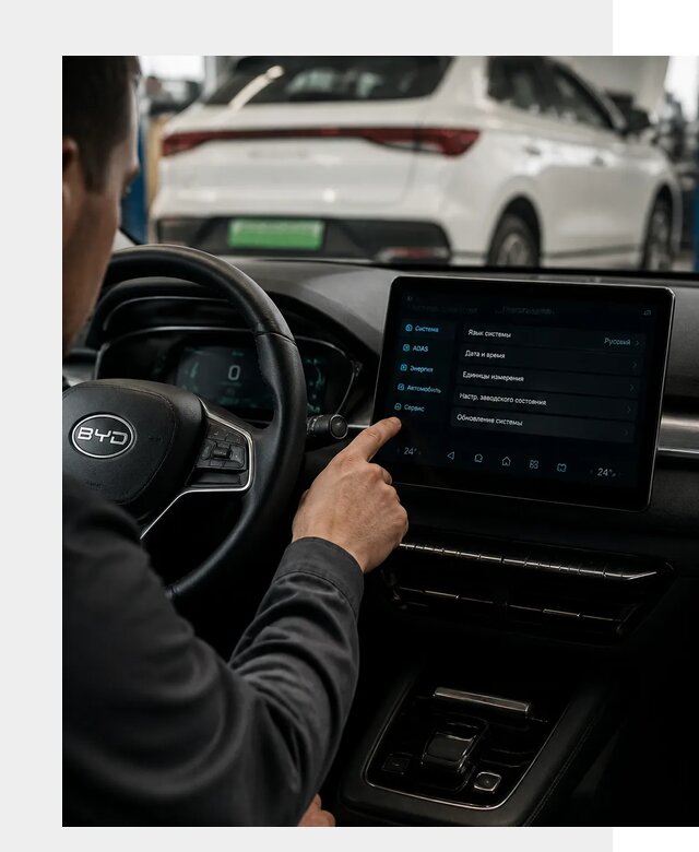 Русификация BYD E2 в Томске от 16281 р. | ФастМобиль-Тмс под ключ
