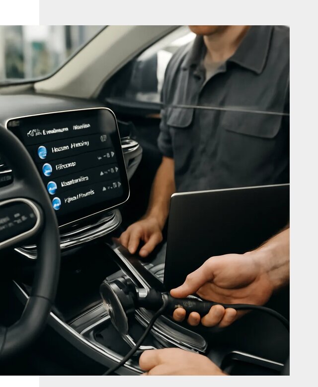 Установка приложений Geely для мультимедиа автомобиля в Томске