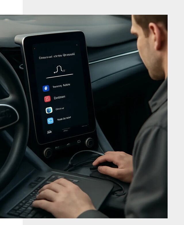 Установка приложений Lynk Co на автомобиль в Томске
